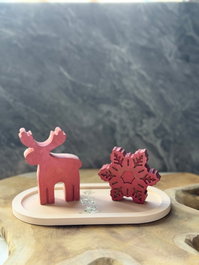 Aberto Design Christmas Stone Set3 Rojo